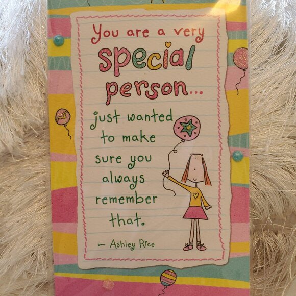 Blue Mountain Arts You Are a Very Special Person Handmade Magnetic Notepad - Picture 2 of 8